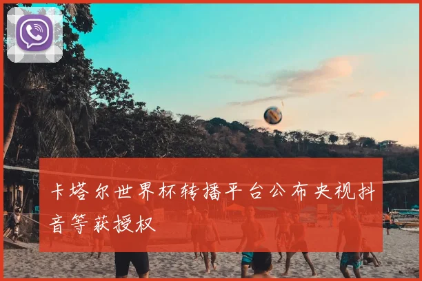 卡塔尔世界杯转播平台公布央视抖音等获授权